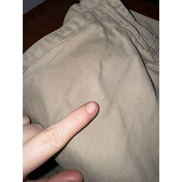 GAP Cargo Heavyweight Pant Men 35/32 Tan Y2K Retro Grunge Gorpcore Baggy 2008 - Picture 6 of 10
